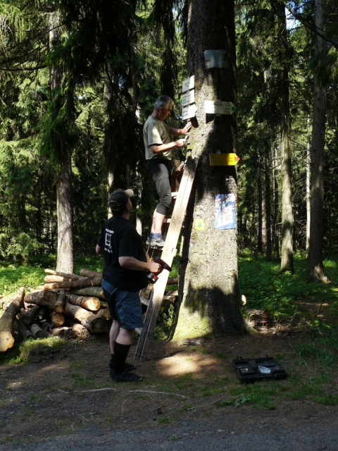 Bílení Bílého kůlu