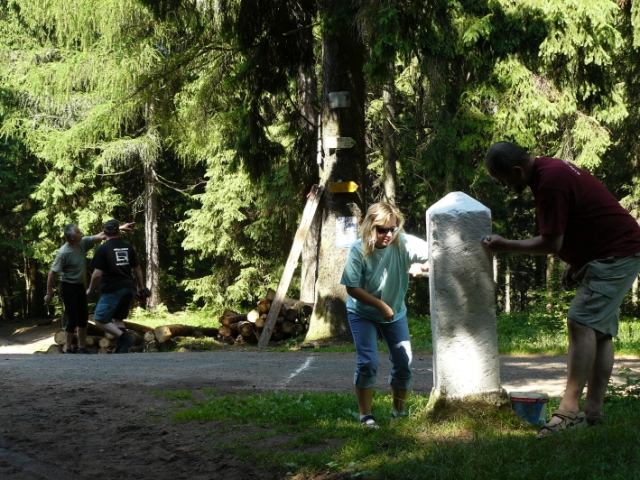 Bílení Bílého kůlu